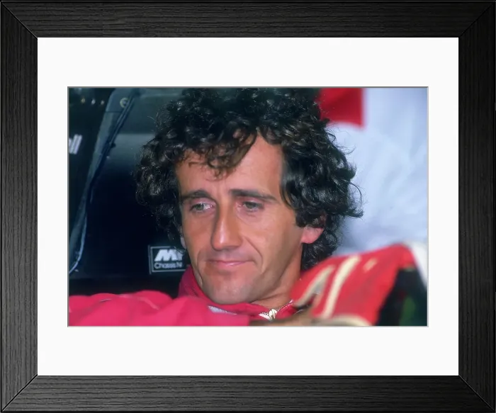 Framed Print : Alain Prost, British Grand Prix, Silverstone, Northamptonshire, 1989.2 Framed Print : Alain Prost, British Grand Prix, Silverstone, Northamptonshire, 1989.2