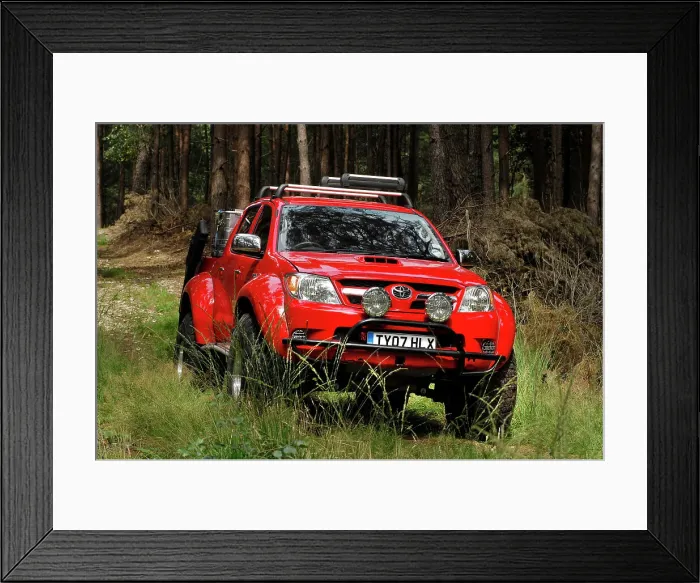 Framed Print : 2007 Toyota HiLux Arctic Explorer Framed Print : 2007 Toyota HiLux Arctic Explorer