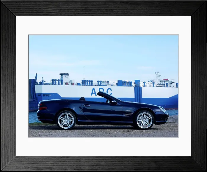 Framed Print : 2003 Mercedes Benz SL55 AMG Framed Print : 2003 Mercedes Benz SL55 AMG