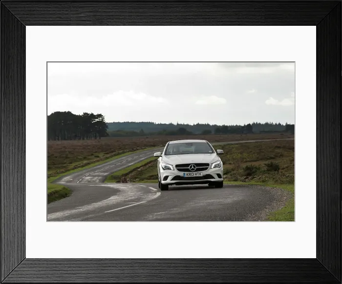 Framed Print : 2013 Mercedes Benz CLA 180 Sport Framed Print : 2013 Mercedes Benz CLA 180 Sport