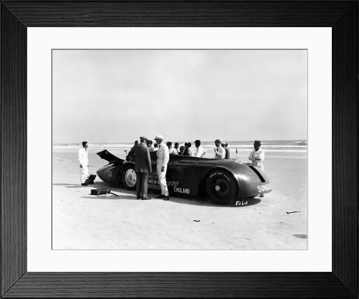 Framed Print : Sunbeam 1000hp World Land speed record attempt at Daytona 1927 Framed Print : Sunbeam 1000hp World Land speed record attempt at Daytona 1927