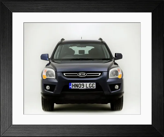 Framed Print : 2009 Kia Sportage XS Framed Print : 2009 Kia Sportage XS
