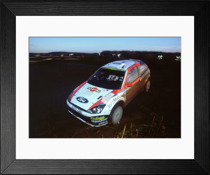 Framed Print : 2002 Ford Focus RS WRC, Colin McRae.Network Q Rally Framed Print : 2002 Ford Focus RS WRC, Colin McRae.Network Q Rally