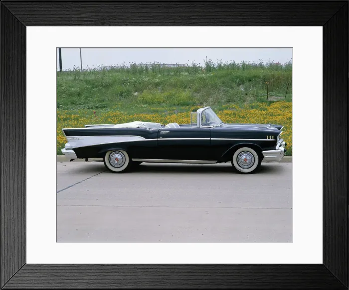 Framed Print : 1957 Chevrolet Belair Framed Print : 1957 Chevrolet Belair