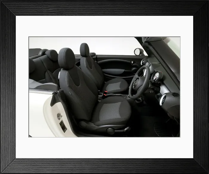 Framed Print : 2011 Mini One Convertible Framed Print : 2011 Mini One Convertible