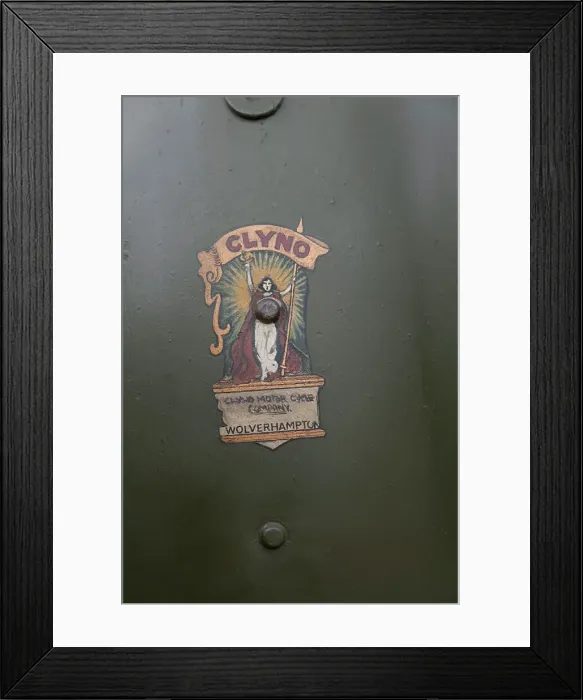 Framed Print : 1917 Vickers Clyno Combination logo Framed Print : 1917 Vickers Clyno Combination logo