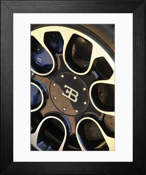 Framed Print : 2009 Bugatti Veyron Sang Bleu Framed Print : 2009 Bugatti Veyron Sang Bleu