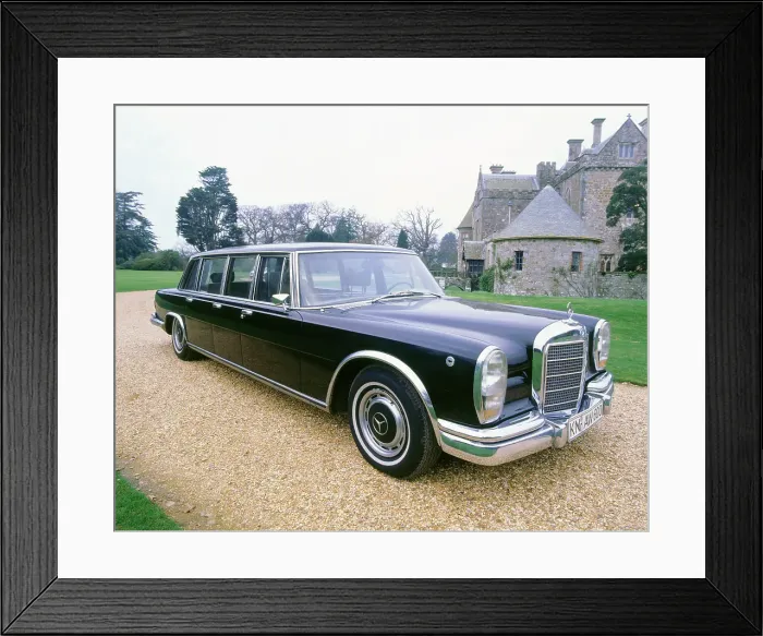 Framed Print : 1970 Mercedes Benz 600 Pullman Limousine Framed Print : 1970 Mercedes Benz 600 Pullman Limousine