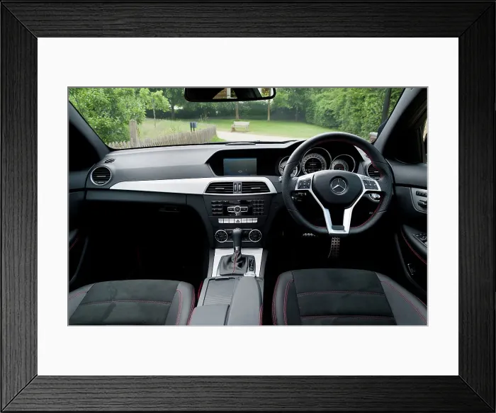 Framed Print : 2013 Mercedes Benz C250 Cdi Coupe AMG Sport Framed Print : 2013 Mercedes Benz C250 Cdi Coupe AMG Sport