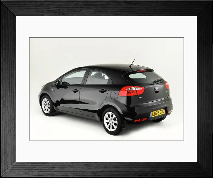 Framed Print : 2013 Kia Rio Framed Print : 2013 Kia Rio