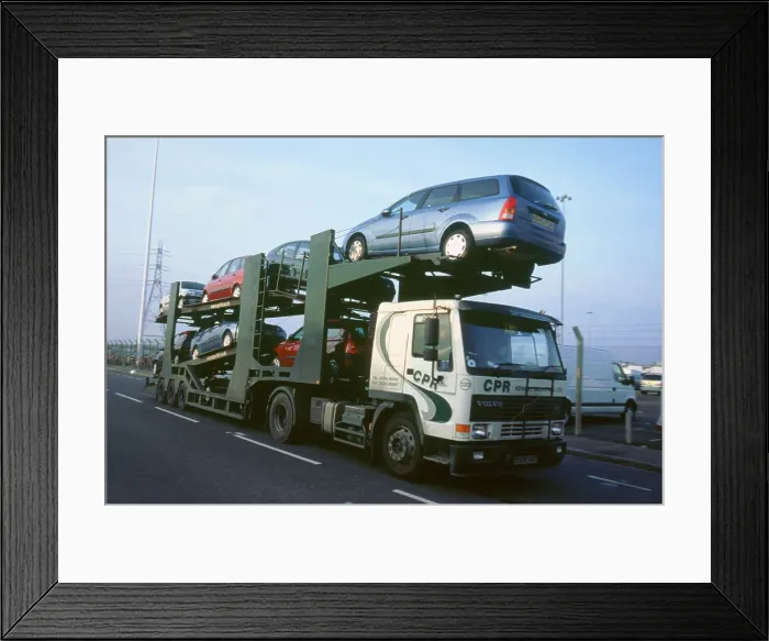 Framed Print : Car transporter Framed Print : Car transporter