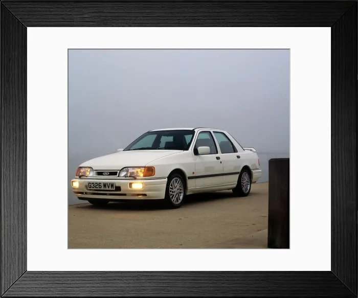 Framed Print : 1990 Ford Sierra Sapphire RS Cosworth Framed Print : 1990 Ford Sierra Sapphire RS Cosworth