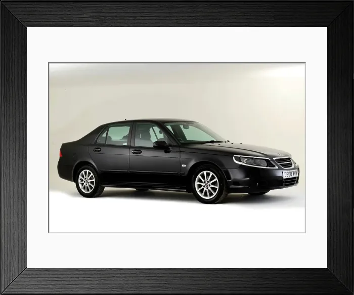 Framed Print : 2008 Saab 95