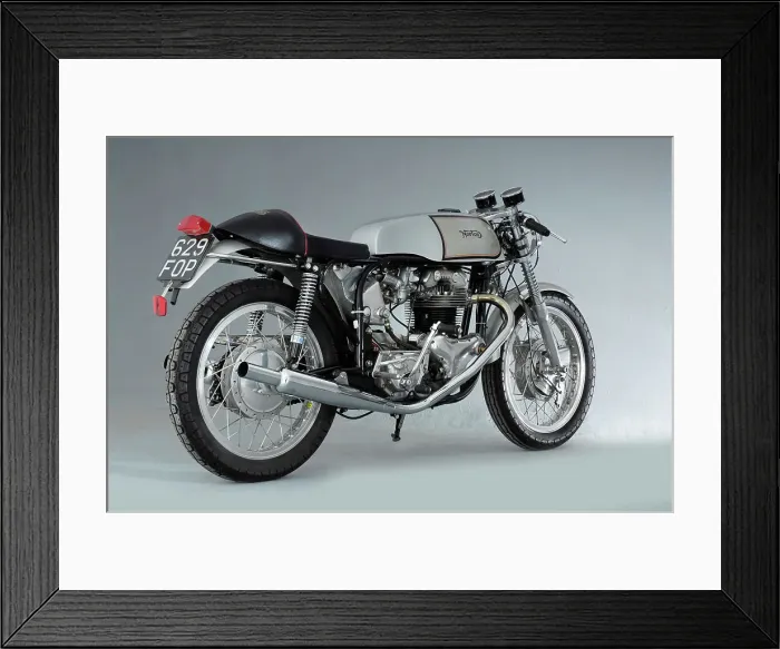 Framed Print : 1962 Norton 650 SS
