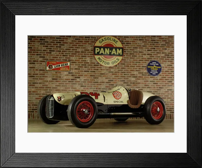 Framed Print : Miller Ford 1935. Artist: Simon Clay Framed Print : Miller Ford 1935. Artist: Simon Clay