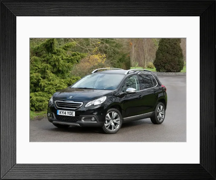 Framed Print : 2014 Peugeot 2008 Hdi Feline Framed Print : 2014 Peugeot 2008 Hdi Feline