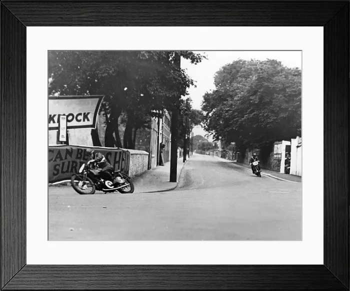 Framed Print : Charlie Dodson on a New Imperial bike, Swords, County Dublin, Ireland, 1934 Framed Print : Charlie Dodson on a New Imperial bike, Swords, County Dublin, Ireland, 1934
