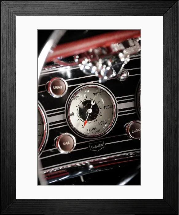 Framed Print : Auburn 852 SC Speedster 1936. Artist: Simon Clay Framed Print : Auburn 852 SC Speedster 1936. Artist: Simon Clay