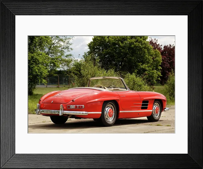 Framed Print : 1961 Mercedes Benz 300SL