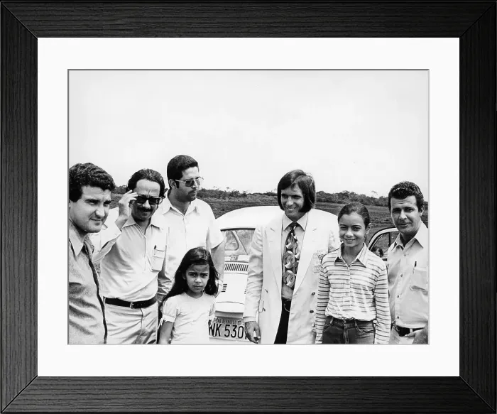 Framed Print : Emerson Fittipaldi, 1972 Framed Print : Emerson Fittipaldi, 1972