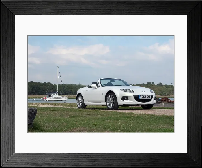 Framed Print : 2014 Mazda MX5 Roadster Coupe Framed Print : 2014 Mazda MX5 Roadster Coupe