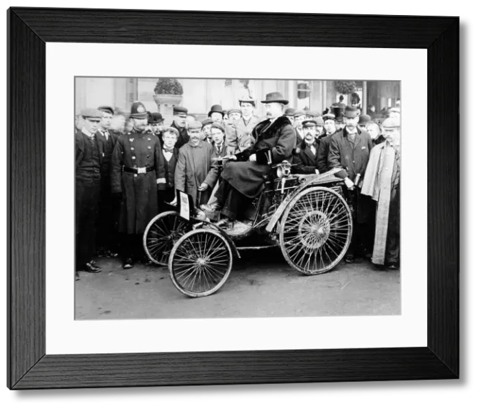 Framed Print : 1896 Arnold car, (c1896?) Framed Print : 1896 Arnold car, (c1896?)