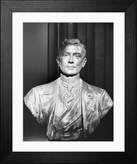 Framed Print : Bronze bust of Charles Rolls Framed Print : Bronze bust of Charles Rolls