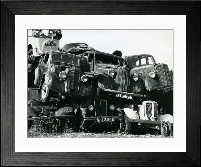 Framed Print : Harold Goody's breakers yard 1967 Framed Print : Harold Goody's breakers yard 1967