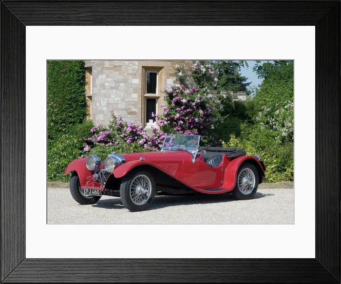 Framed Print : 1937 SS 100 Framed Print : 1937 SS 100
