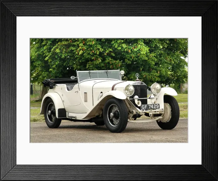 Framed Print : 1929 Mercedes Benz SS Sport Framed Print : 1929 Mercedes Benz SS Sport
