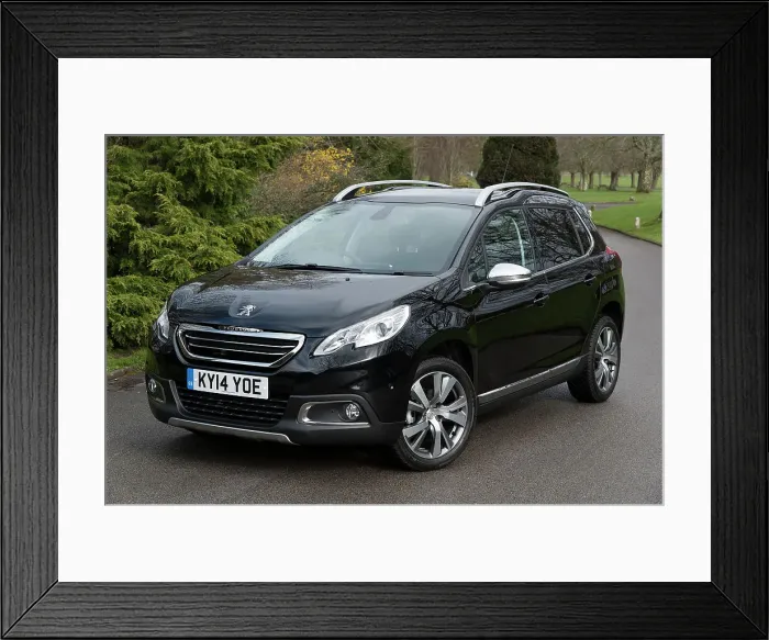 Framed Print : 2014 Peugeot 2008 Hdi Feline Framed Print : 2014 Peugeot 2008 Hdi Feline