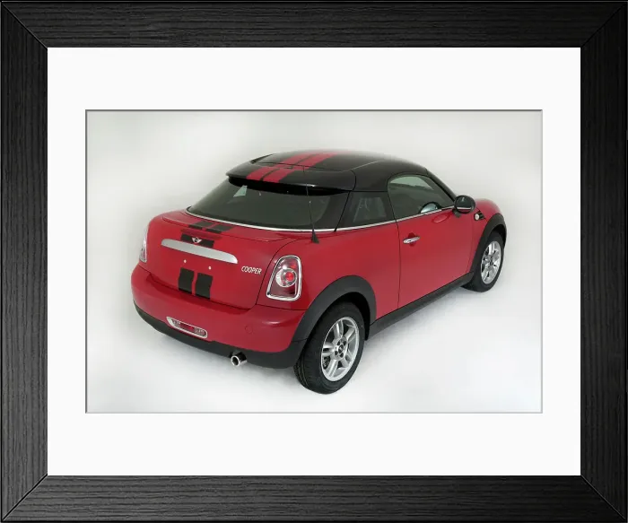 Framed Print : 2012 Mini Coupe Cooper Framed Print : 2012 Mini Coupe Cooper