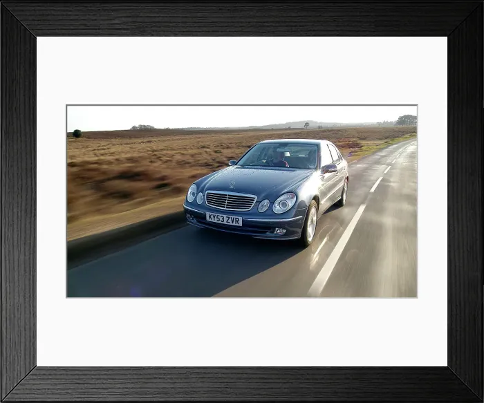 Framed Print : 2003 Mercedes Benz E320 cdi Avantgarde Framed Print : 2003 Mercedes Benz E320 cdi Avantgarde