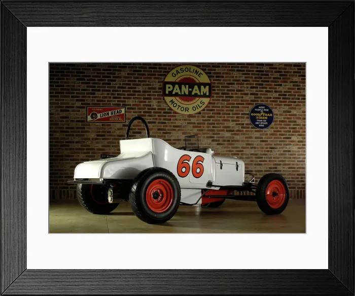 Framed Print : Gmc pinky track roadster 1948. Artist: Simon Clay Framed Print : Gmc pinky track roadster 1948. Artist: Simon Clay