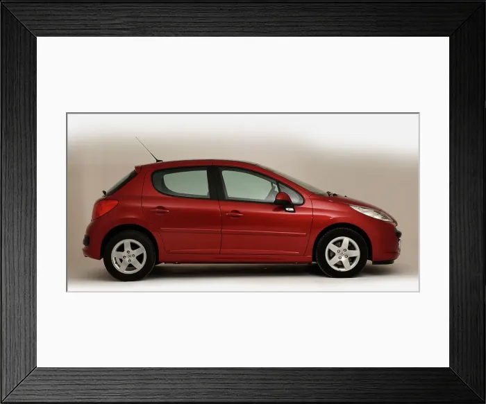 Framed Print : 2008 Peugeot 207 Framed Print : 2008 Peugeot 207