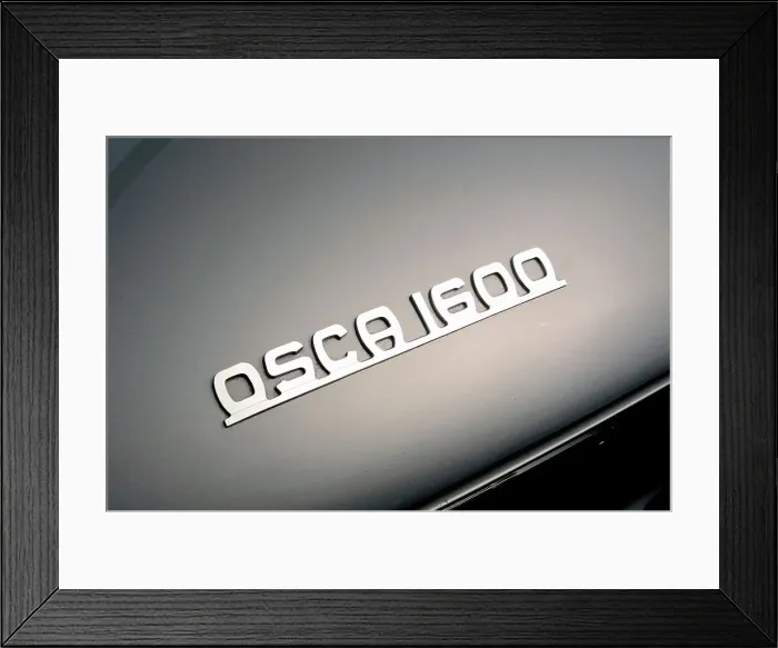 Framed Print : Fiat 1600s split window 1963. Artist: Simon Clay Framed Print : Fiat 1600s split window 1963. Artist: Simon Clay