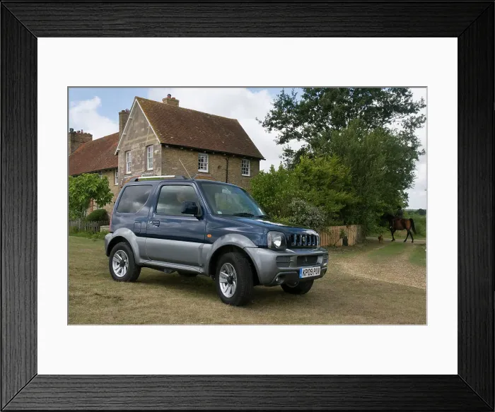 Framed Print : 2009 Suzuki Jimny SZ4 Framed Print : 2009 Suzuki Jimny SZ4