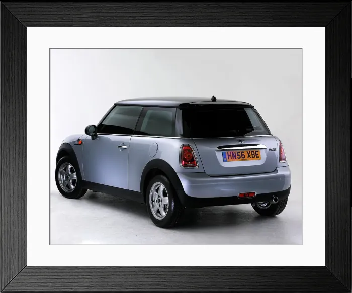 Framed Print : 2006 Mini Cooper