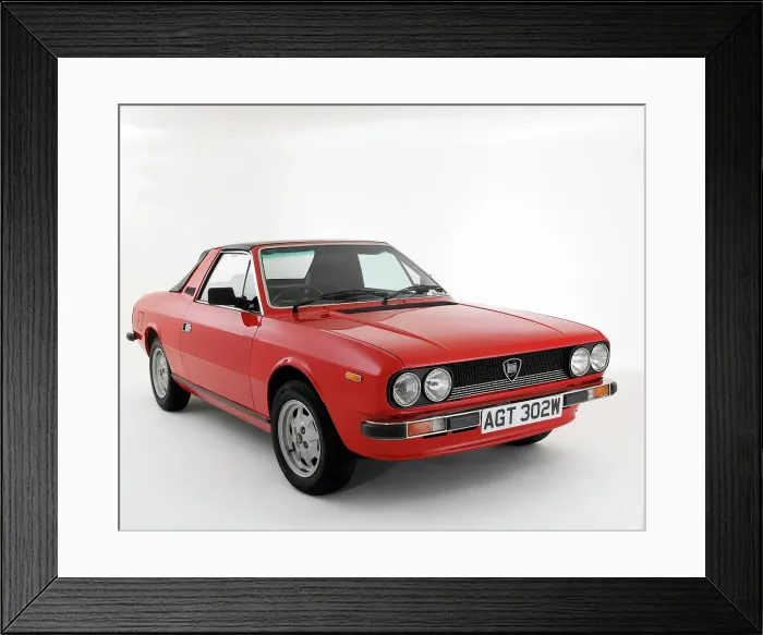 Framed Print : 1980 Lancia Beta 2000
