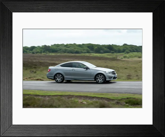 Framed Print : 2013 Mercedes Benz C250 Cdi Coupe AMG Sport Framed Print : 2013 Mercedes Benz C250 Cdi Coupe AMG Sport