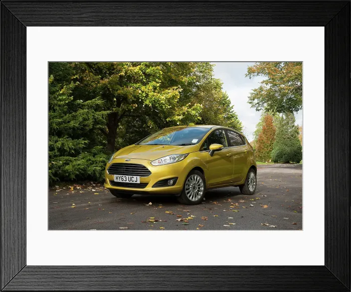 Framed Print : 2013 Ford Fiesta Econetic Framed Print : 2013 Ford Fiesta Econetic