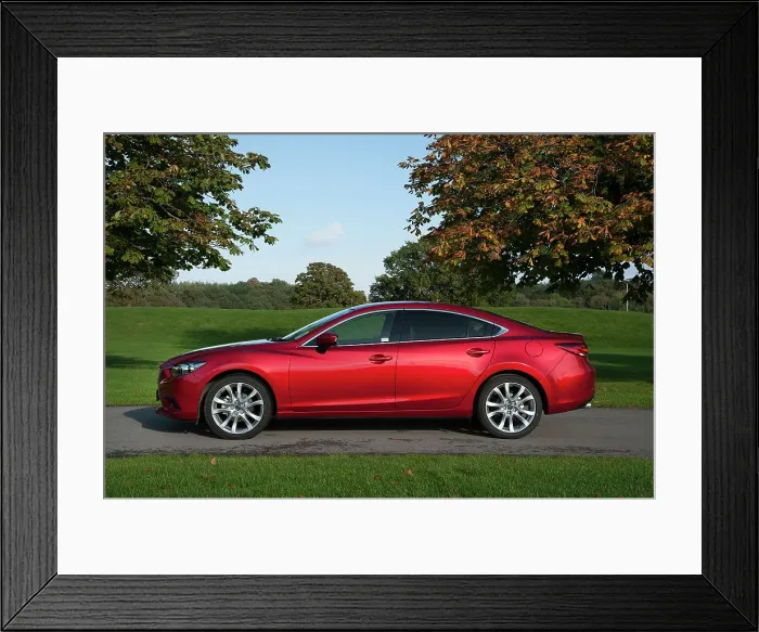 Framed Print : 2013 Mazda 6 2.2D Sport Nav Framed Print : 2013 Mazda 6 2.2D Sport Nav