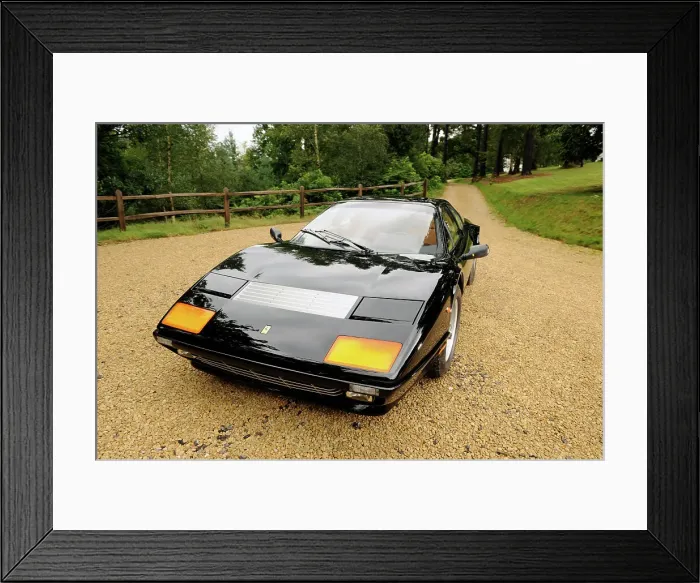 Framed Print : Ferrari 512i Berlinetta Boxer 1981. Artist: Simon Clay