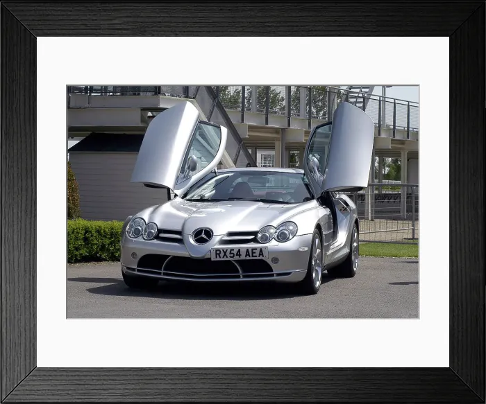Framed Print : 2005 Mercedes Benz SLR McLaren Framed Print : 2005 Mercedes Benz SLR McLaren