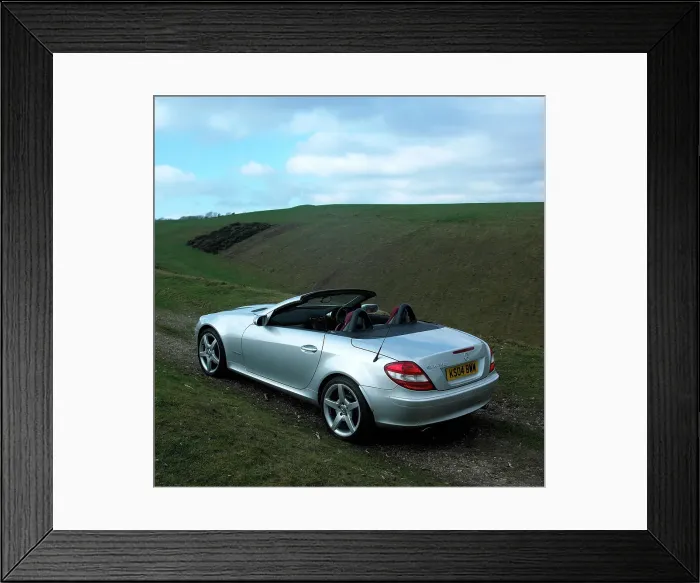 Framed Print : 2004 Mercedes Benz SLK 200K Framed Print : 2004 Mercedes Benz SLK 200K