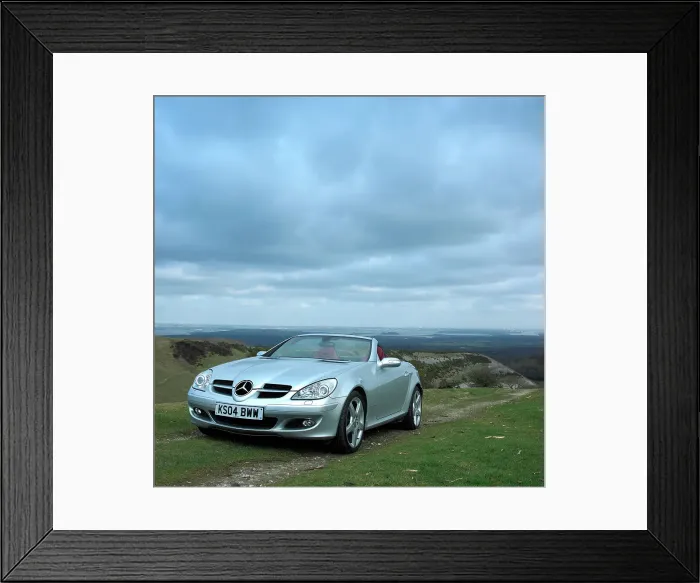 Framed Print : 2004 Mercedes Benz SLK 200K Framed Print : 2004 Mercedes Benz SLK 200K