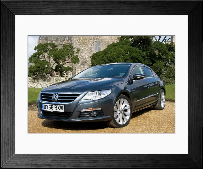 Framed Print : 2009 Volkswagen Passat CC Coupe Framed Print : 2009 Volkswagen Passat CC Coupe