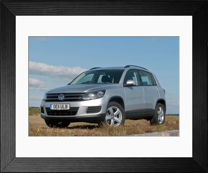 Framed Print : 2011 Volkswagen Tiguans 2.0 Tdi Framed Print : 2011 Volkswagen Tiguans 2.0 Tdi