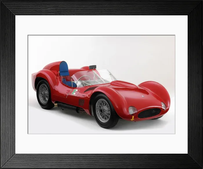 Framed Print : 1960 Maserati Tipo 60 Bird Cage Framed Print : 1960 Maserati Tipo 60 Bird Cage