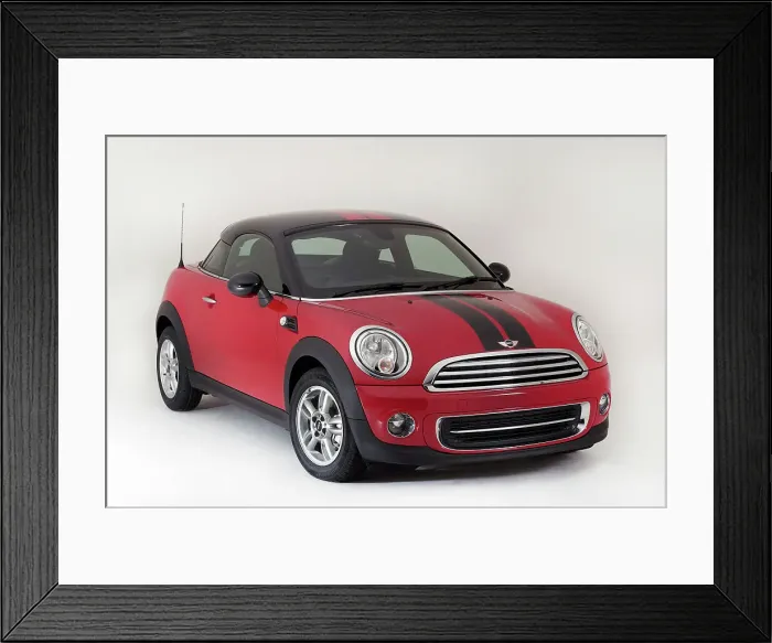 Framed Print : 2012 Mini Coupe Cooper Framed Print : 2012 Mini Coupe Cooper